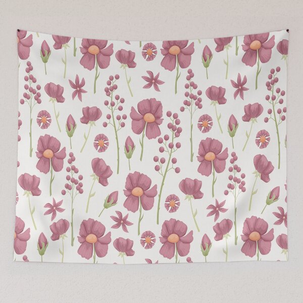 Item preview, Pink Cosmos Flowers designed and sold by Artistbro1.