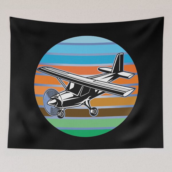 Item preview, Small Airplane In Sunset designed and sold by dhajr.