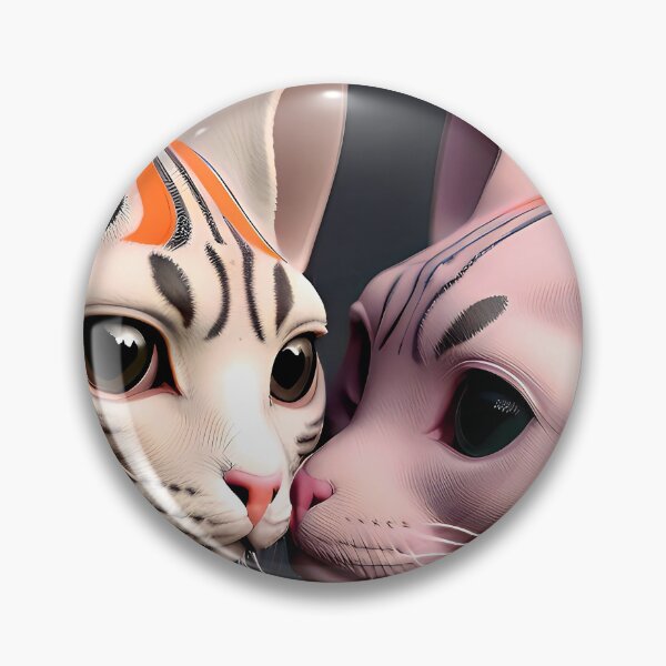 Item preview, Cat Kissing Illustration / GTIllustration017 designed and sold by Grafititee.