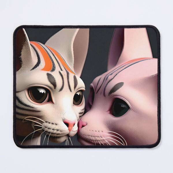 Item preview, Cat Kissing Illustration / GTIllustration017 designed and sold by Grafititee.