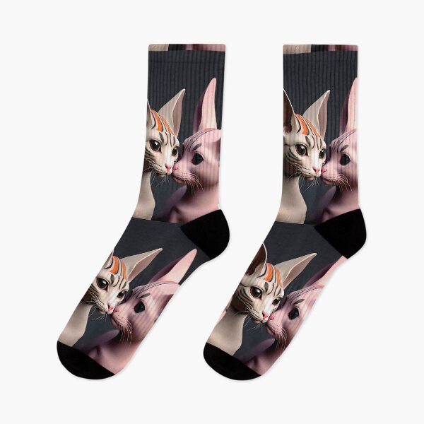 Item preview, Cat Kissing Illustration / GTIllustration017 designed and sold by Grafititee.