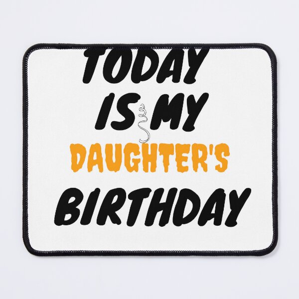 Item preview, Today is My Daughter's Birthday Sticker designed and sold by ShopTop M.