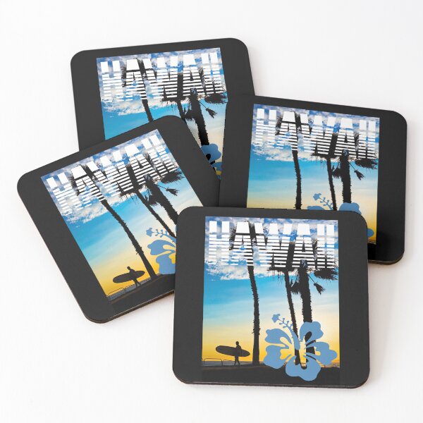 Item preview,   VINTAGE HAWAII SURFING LABEL designed and sold by starfishstuff.