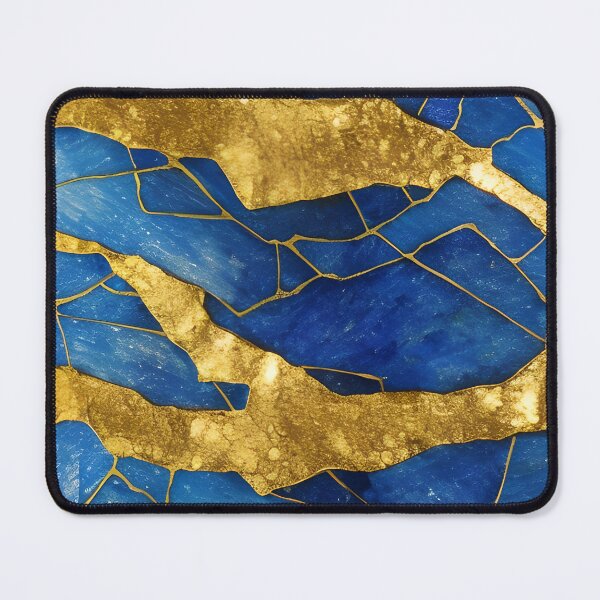 Item preview, Kyanite Inspired Design With A Touch Of Gold (03) designed and sold by DEBPIX.