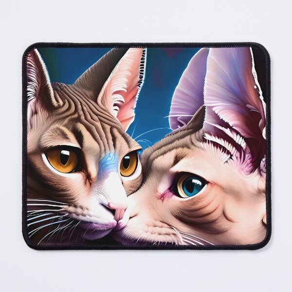 Item preview, Cat Kissing Illustration / GTIllustration018 designed and sold by Grafititee.