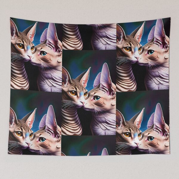Item preview, Cat Kissing Illustration / GTIllustration018 designed and sold by Grafititee.