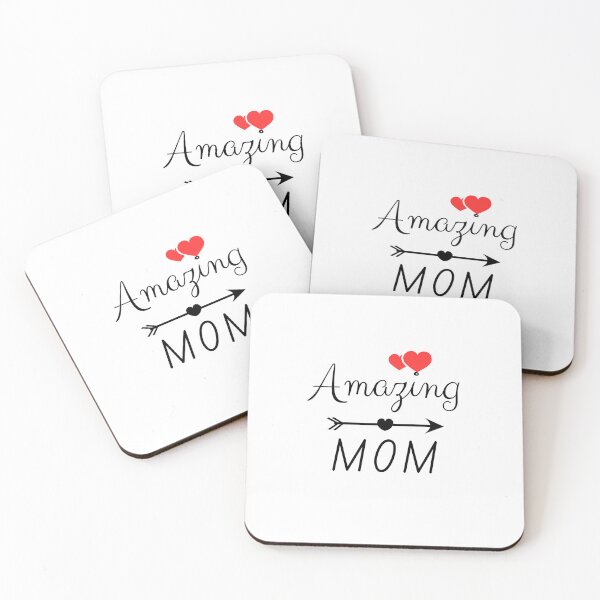 Item preview, Amazing MOM red hearts designed and sold by GJ-Creations.