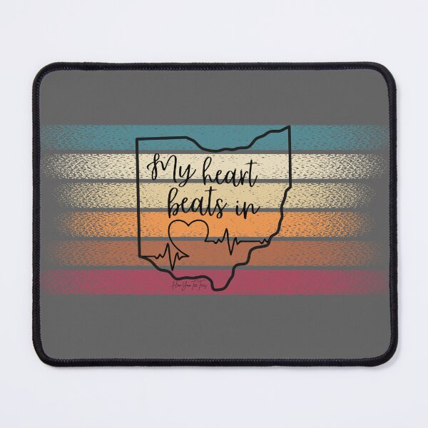 Item preview, My heart beats in Ohio designed and sold by HooYooTeeTees.