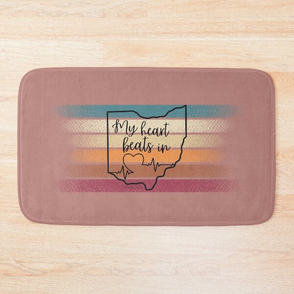 Item preview, My heart beats in Ohio designed and sold by HooYooTeeTees.