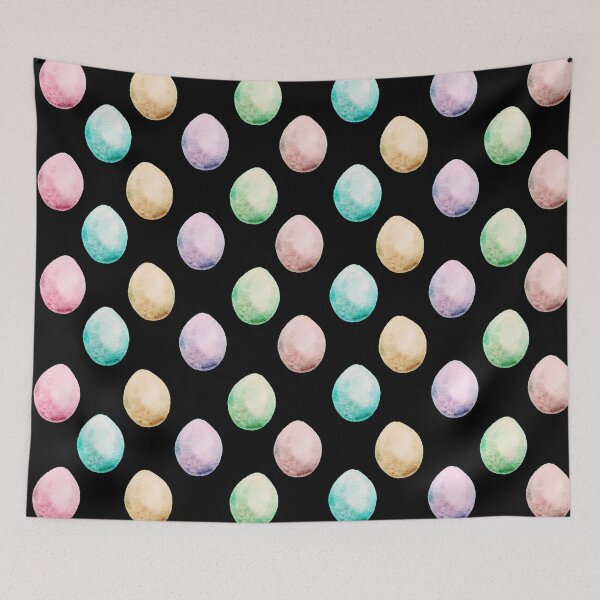 Item preview, Easter eggs pattern,watercolor  designed and sold by cutecrazytshirt.