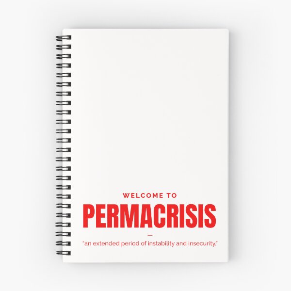 Item preview, Permacrisis, polycrisis, environmentalism, environment designed and sold by Work life.