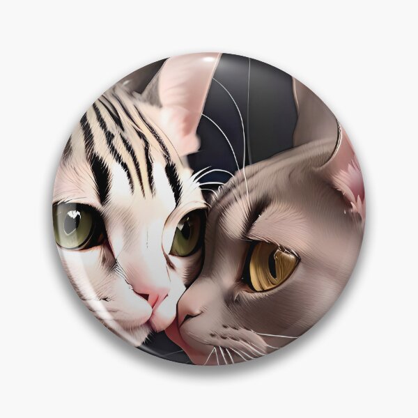 Item preview, Cat Kissing Illustration / GTIllustration019 designed and sold by Grafititee.