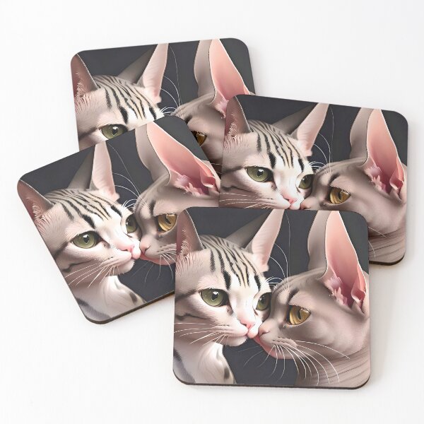 Item preview, Cat Kissing Illustration / GTIllustration019 designed and sold by Grafititee.