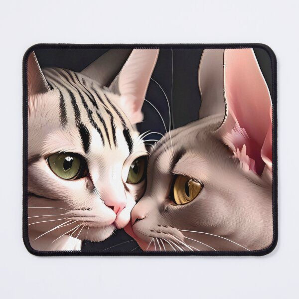 Item preview, Cat Kissing Illustration / GTIllustration019 designed and sold by Grafititee.
