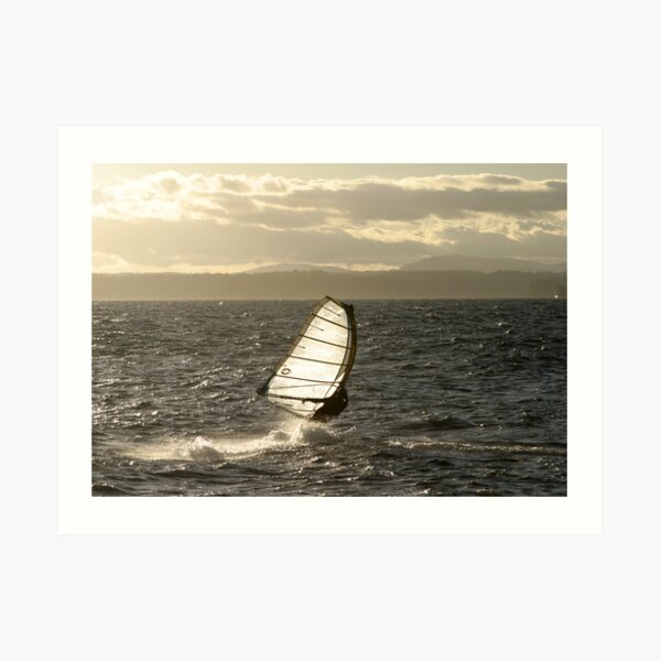 Windsurfing Art Print