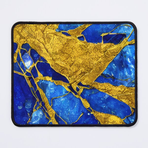 Item preview, Lapis Lazuli Inspired Design With A Touch Of Gold (03) designed and sold by DEBPIX.
