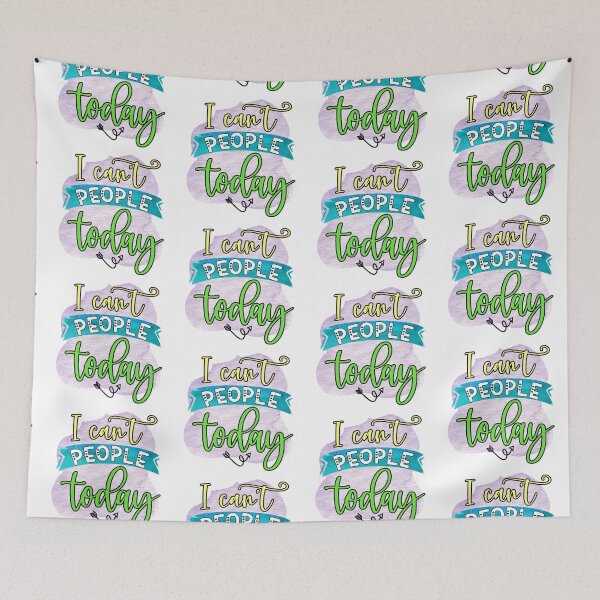 Item preview, I Can't People Today - Sarcastic Funny designed and sold by younghopes.
