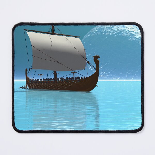 Item preview, Viking Ship with Sail designed and sold by Corey Ford.