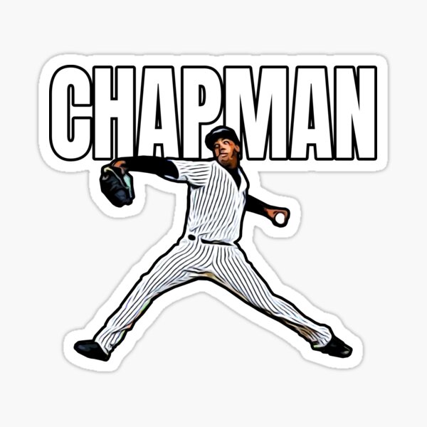 Aroldis Chapman #54 Scream Out Sticker for Sale by GetBound18