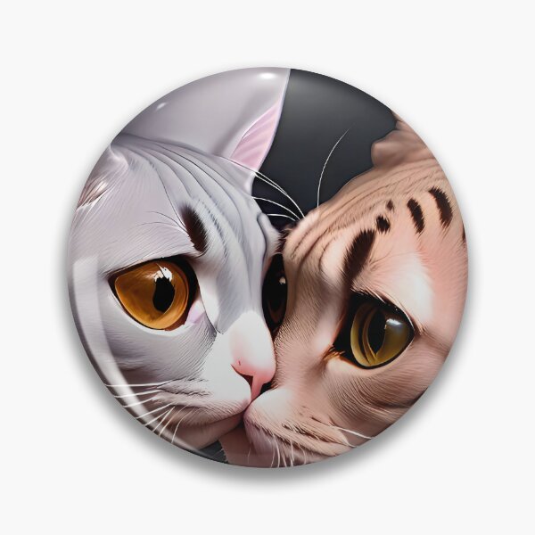Item preview, Cat Kissing Illustration / GTIllustration020 designed and sold by Grafititee.