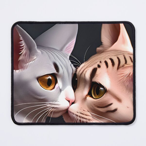 Item preview, Cat Kissing Illustration / GTIllustration020 designed and sold by Grafititee.