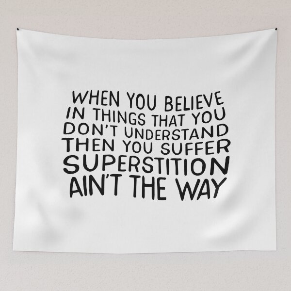 Item preview, Superstition aint the way (black) designed and sold by didijuca.