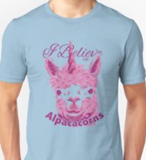 Funny Alpaca Unicorn Alpacacorn Slim Fit T-Shirt