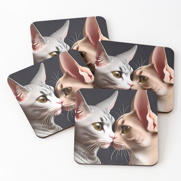 Item preview, Cat Kissing Illustration / GTIllustration021 designed and sold by Grafititee.