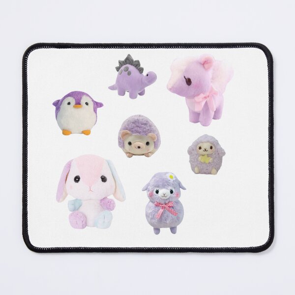 Item preview, Purple Kawaii Plushies Sticker Pack designed and sold by casserolestan.