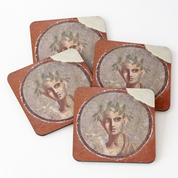 Item preview, Pompeiian fresco of a young man with a scroll of Plato designed and sold by DotorEaon.