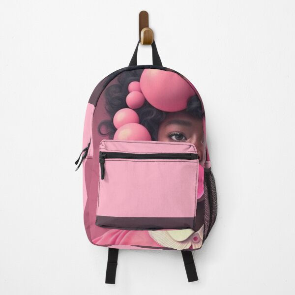 Item preview, Pretty Black Girl Blowing Pink Bubble Gum (BubbleGirl) designed and sold by PlumpCo.