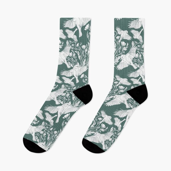 Item preview, Birds and Buttercups White Silhouette designed and sold by MoonrockCoven.