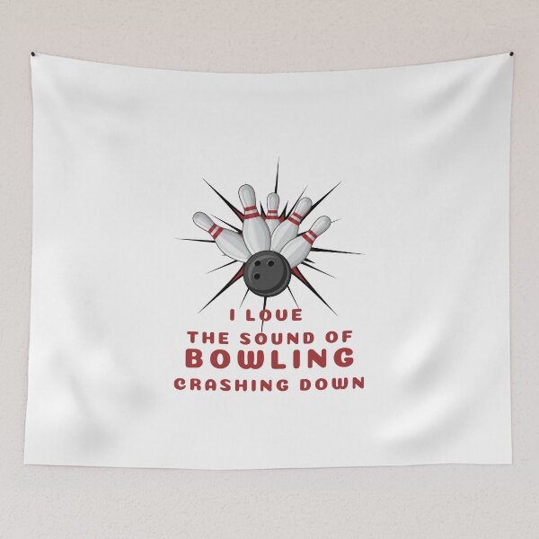 Item preview, i love the sound of bowling crashing down designed and sold by Dinablal.