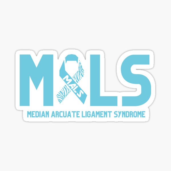 Median Arcuate Ligament Syndrome MALS Ribbon (Tech) Sticker