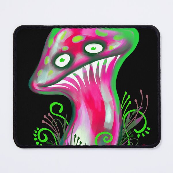 Item preview, Pink crazy toothy mushroom designed and sold by Ishtamari.