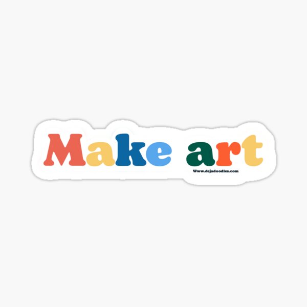 Make Art Sticker