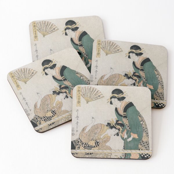 Item preview, Chinese Embroidery - Kitagawa Utamaro II - designed and sold by LeiWeiss.