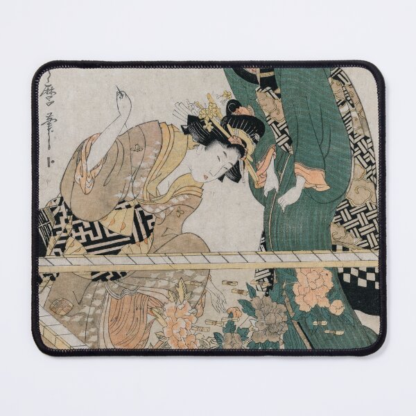 Item preview, Chinese Embroidery - Kitagawa Utamaro II - designed and sold by LeiWeiss.