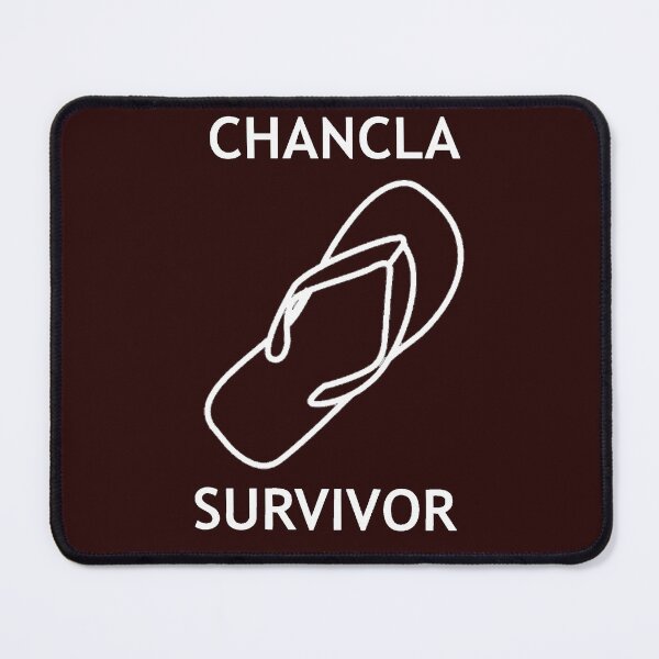 Item preview, Chancla Survivor (in white) designed and sold by Hi-5-Art.