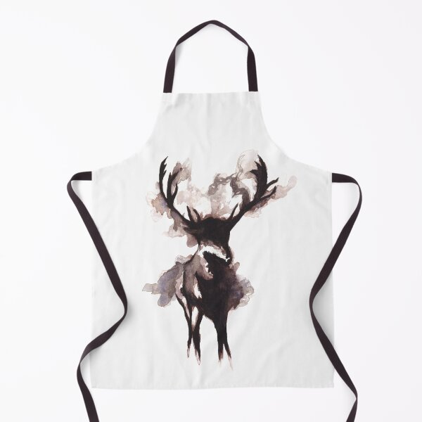 Item preview, Watercolor deer with antlers designed and sold by InkofNocturna.