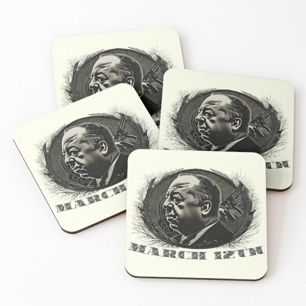 Item preview, Engraved Alfred Hitchcock Portrait - March 12 designed and sold by RickS-Ts-N-Such.