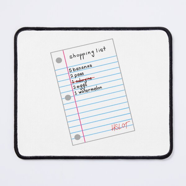 Item preview, HSLOT shopping list designed and sold by lulucreatesart.
