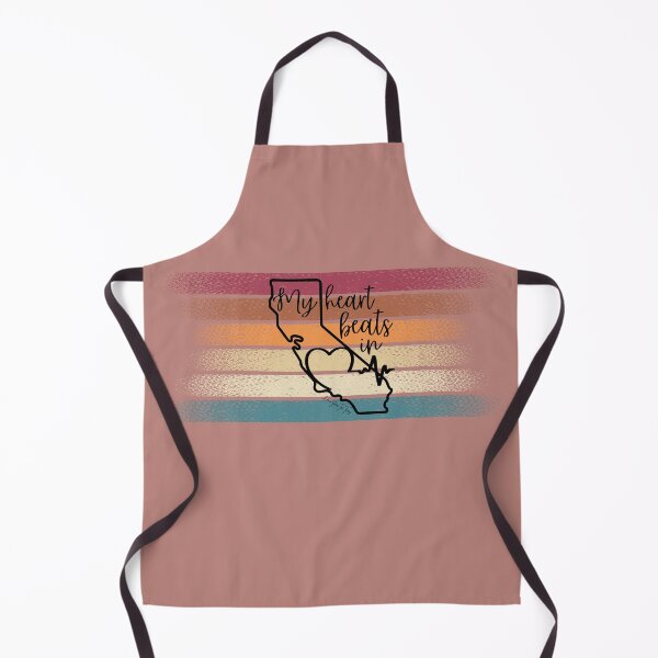 Item preview, My heart beats in California designed and sold by HooYooTeeTees.