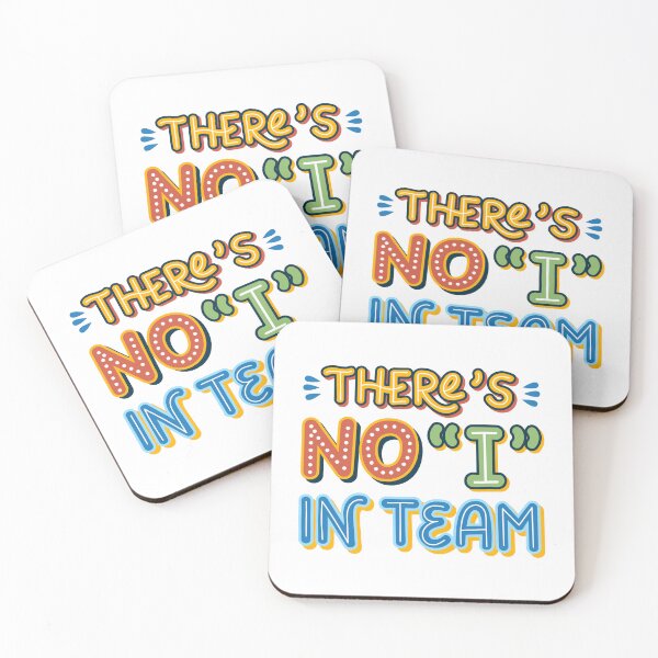 Item preview, There's no I in team teamwork quote designed and sold by DesignsCornerCo.