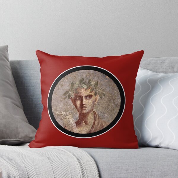 Item preview, Pompeiian fresco of a young man with a scroll of Plato (2) designed and sold by DotorEaon.