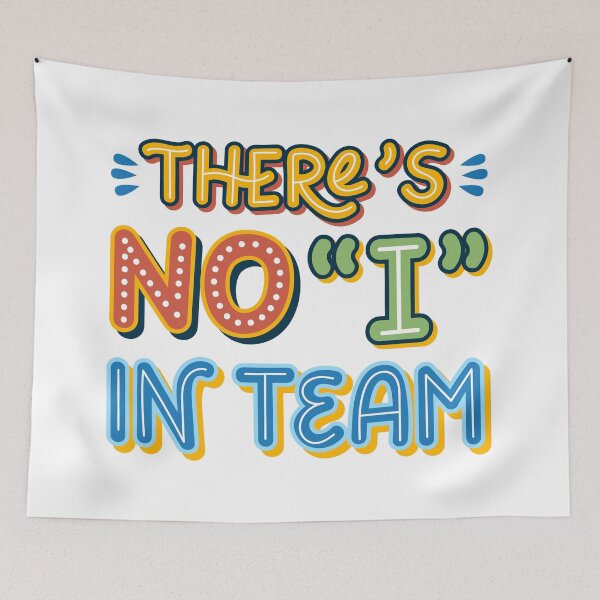 Item preview, There's no I in team teamwork quote designed and sold by DesignsCornerCo.