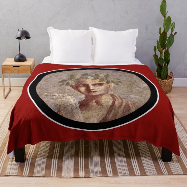 Item preview, Pompeiian fresco of a young man with a scroll of Plato (2) designed and sold by DotorEaon.