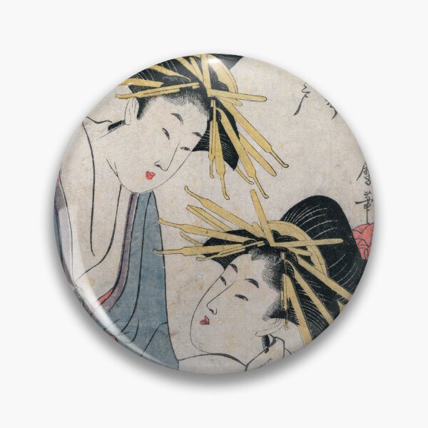 Item preview, The Courtesans Karagoto and Nishikido of Chojiya - Kitagawa Utamaro II - designed and sold by LeiWeiss.