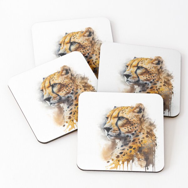 Item preview, Watercolor Cheetah designed and sold by Paninato.