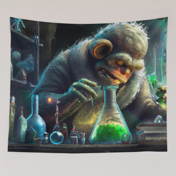 Item preview, Mad monkey scientist designed and sold by myseptember18th.